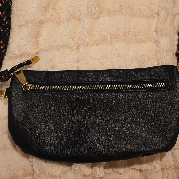 Anthropology Faux Leather Crossbody Convertible Bag - Picture 3 of 7